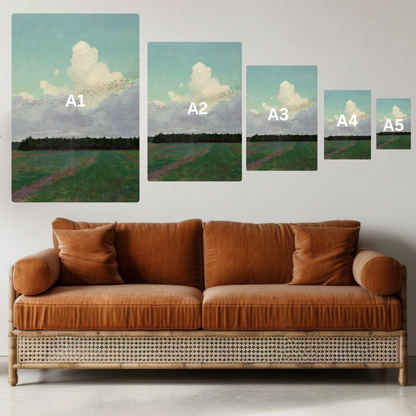 Fisherman in Storm Triptych Art Print Set