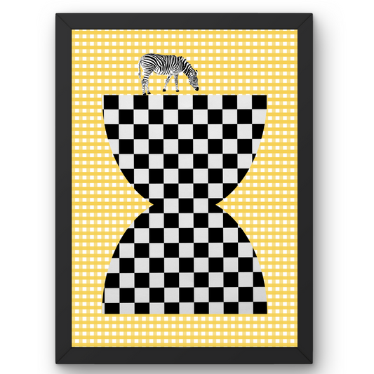 Quirky Wall Decor for Animal Lovers: Zebra Crossing